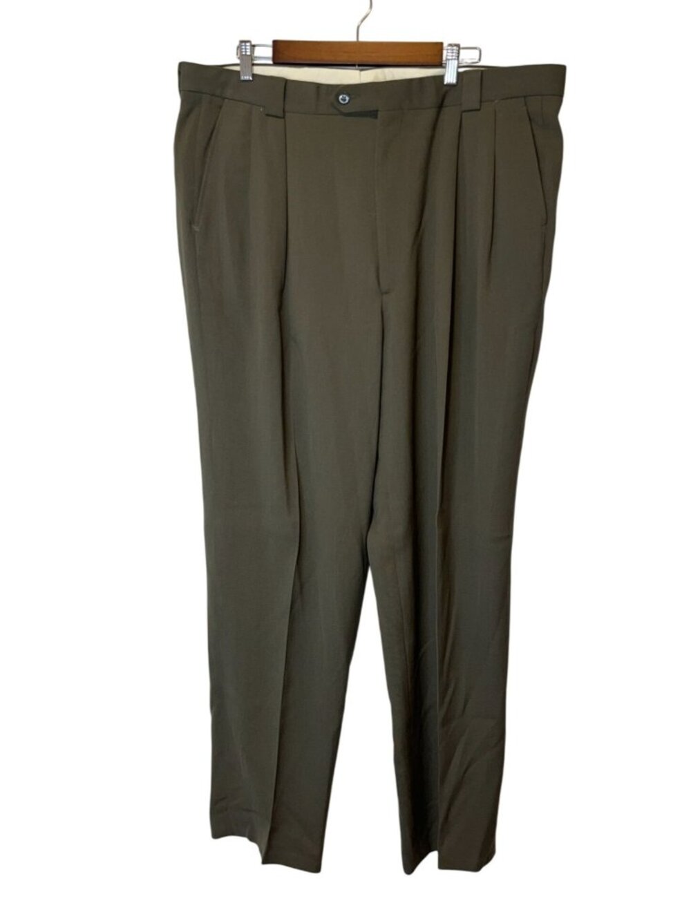 Givenchy Mens Dress Pants Pleated Front Classic Fit Trousers Size 40